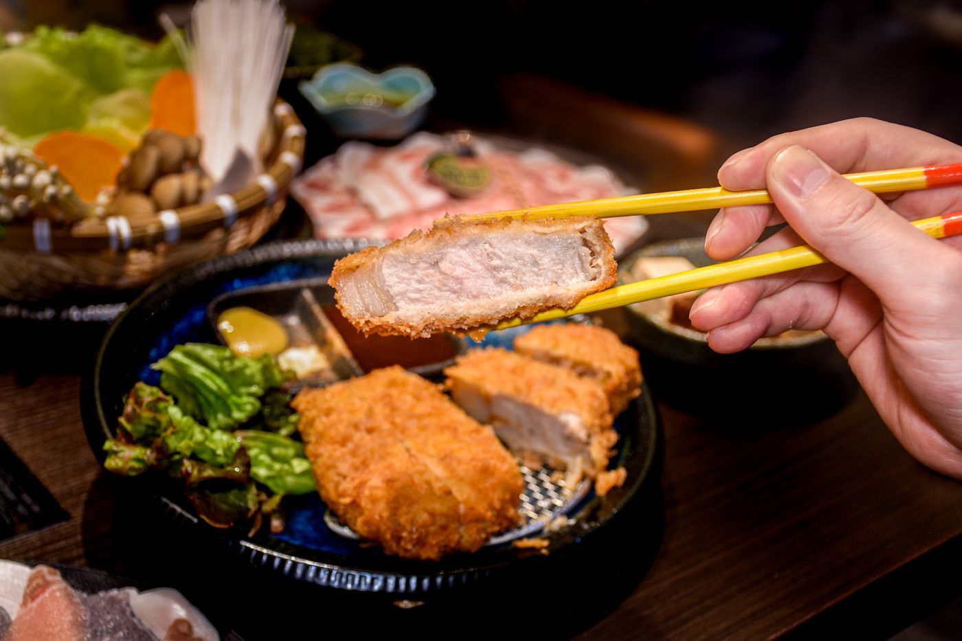 とんかつ断面